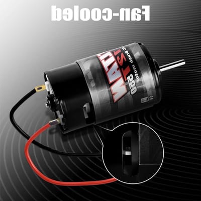 Krachtige 550 Brush Motor voor RC Modelauto's, Geschikt voor 1/10 Schaal en TRX 4, Hoge Precisie en Laag Geluid