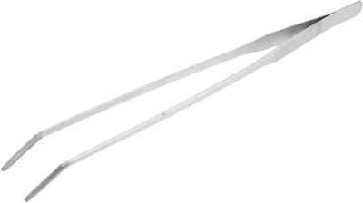 Gebogen Pincet - Aquarium Tang - Planten Verzorgen - Roestvrij Staal - 27 Cm - Zilver