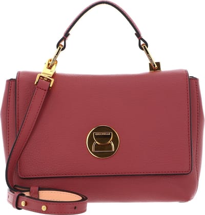 COCCINELLE Leren Avondtas Handtas Liya Handbag Pot / Sunrise Lichtrood