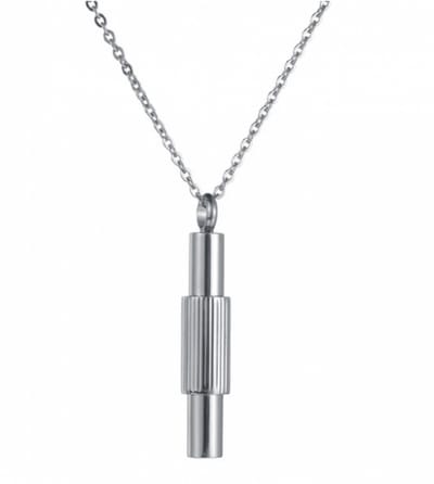 Urn ketting RVS zilverkleur - Charme Bijoux
