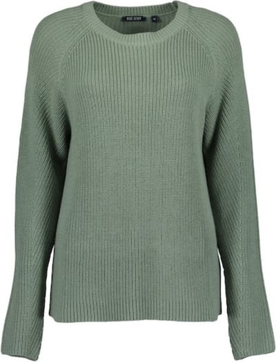 Blue Seven dames trui - gebreide trui ronde hals - 247829 - groen - maat 42