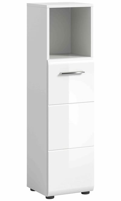 IJskast hoog wit hoogglans MDF TZ wit NB - 30x30x110cm