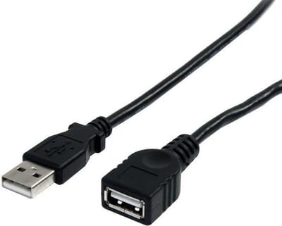 StarTech 90cm USB 2.0 Verlengkabel A naar A - Zwart M/F