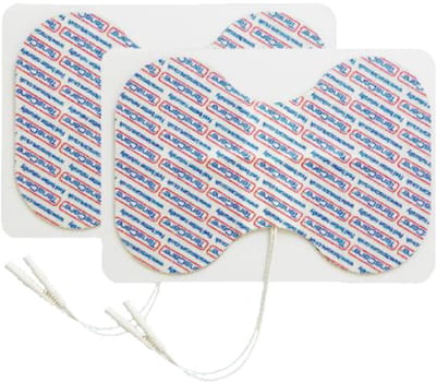TensCare - 2 pads vlindervorm (1 set) | electroden pads tens | elektrodenpads | Zelfklevende Elektroden Pads | Gel-elektroden | tens pads | tens elektroden | tens plakkers | tens elektrode pads