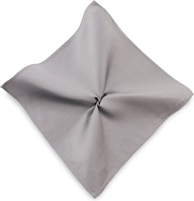 JB Collection - Pochets - pochet zijde repp grijs - grijs