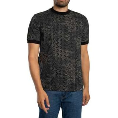 T-shirt Korte Mouw Emporio Armani EA7 Normale merkprint T-shirt