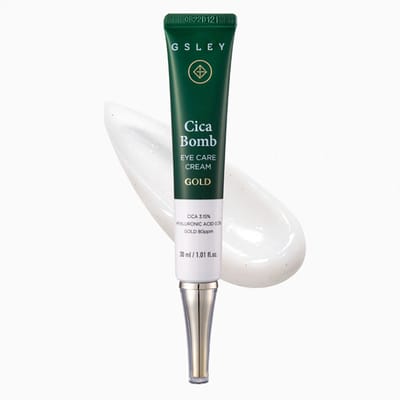 GSLEY Cica Bomb Oogverzorgingscrème Goud / Hydraterende Oogverzorgingscrème 30 ml