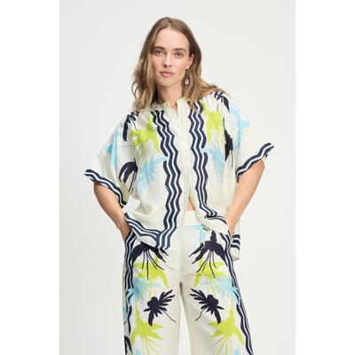 POM Amsterdam Blouse - Artisan Lime Maat: 34 | Blouses Outlet | Dames | Zwart