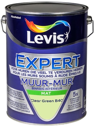 Levis - Expert Muur Binnen Mix - Clear Green B40 - Mengverf - 5 L