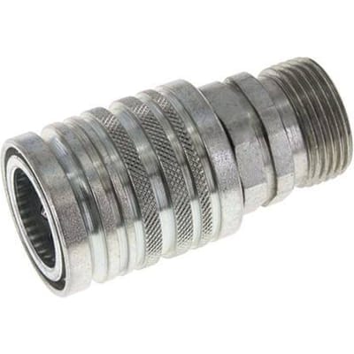 Stalen DN 12.5 Hydraulische Koppeling Snelkoppeling 20 mm S Knelring ISO 7241-1 A/8434-1 D 20.5mm
