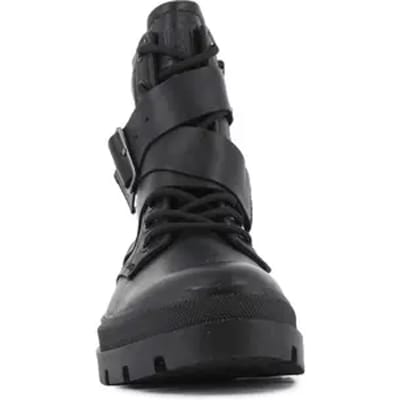 Palladium - PALLAGRADE RANGER L - Hoge sneakersVeterbootsDames veterschoenenDames sneakersHalf-hoge schoenen - Kleur: Zwart - Maat: 37