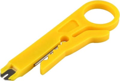 New Age Devi - Kabelstripper Strip-tang Kabelknipper Krimp-tang Knip-tang Draadstripper Draadknipper 1 Stuks GEEL