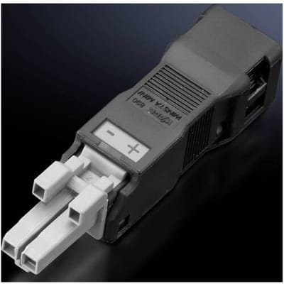 Rittal 2500610 SZ 2500.610 Netstekker Flexibel: 0.25-1 mm² Massief: 0.25-1.50 mm² Aantal polen: 2 1 stuk(s) Piece