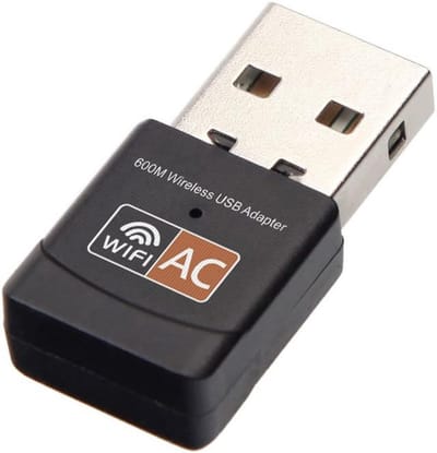 USB Wifi Adapter Dual Band 600Mbps AC WLAN Dongle voor Laptop Desktop