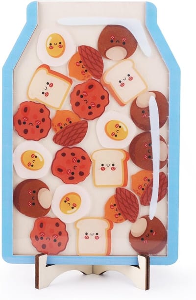 Persoonlijke Beloningspot voor de Klas - Magnetische Beloningspot voor Potty Training en Motivatie met Donut en Eitje Design