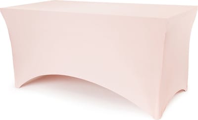 Tafelhoes Stretch Zachtroze, 183 x 76 x 74cm