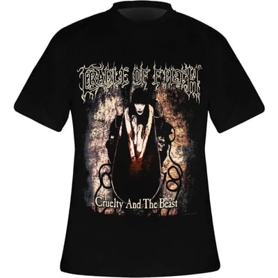 Cradle Of Filth - Cruelty & The Beast Heren Tshirt - S - Zwart