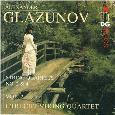 CD ALEXANDER GLAZUNOV - UTRECHT STRING - Complete Strijkkwartetten Vol. 2 6312372 MDG 2005 Duitsland Klassiek Gebruikt