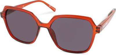 Vista Bonita MIRA – Zonneleesbril UV400 – Sterkte +0.50 – Kleur Terra Cotta – Oversized model - lichtgewicht montuur – Goede pasvorm – Met flexveren - Inclusief etui en doekje