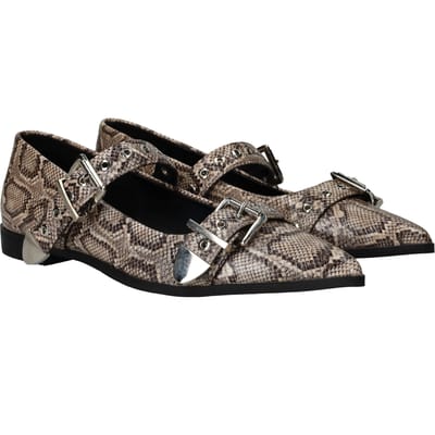 POSH by Poelman Ballerina's - Dames - Beige - Maat:36