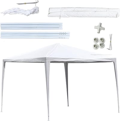 Waterdichte Partytent 3 x 3 Meter voor Tuin of Terras - Inclusief Haringen en Scheerlijnen