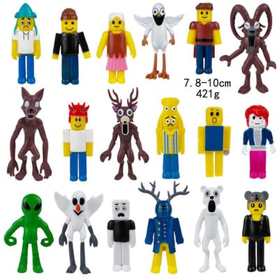 99 Nachten in Het Bos Figuren Speelgoed Eland Model 99 Nachten in Het Bos Model Figuur Speelgoed Verplaatsbaar Actiefiguur Kerstcadeaus 7-11cm