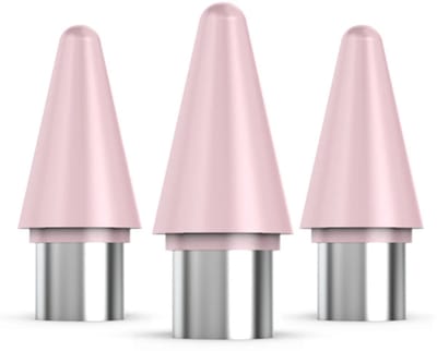 Buddi Replacement Tips - Vervangbare stylus punten – Premium tips geschikt voor Buddi Flow en Buddi Flow 2 – iPad pen vervangpunt – Replacement tips voor Apple Pencil - Set van 3 - Roze