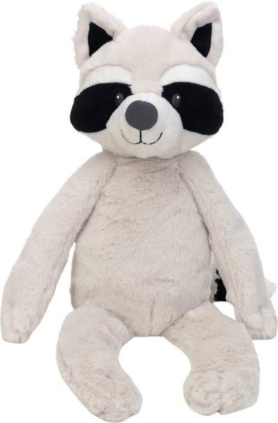 Happy Horse Wasbeer Raf Knuffel 45 cm - Grijs - Baby knuffel