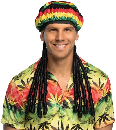 Boland - Muts Jamaica - Één maat - Volwassenen - Mannen - Rasta - Reggae
