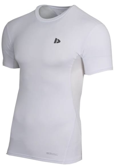 Donnay - Baselayer Shortsleeve - Thermo/Sportshirt - Heren - White (001) - maat S