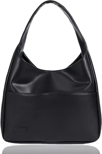 Dailygoods - Aucuu Schoudertas voor dames, hobotas voor dames, schoudertas van leer met grote capaciteit, vintage handtas, voor werk, reizen, winkelen, universiteit
