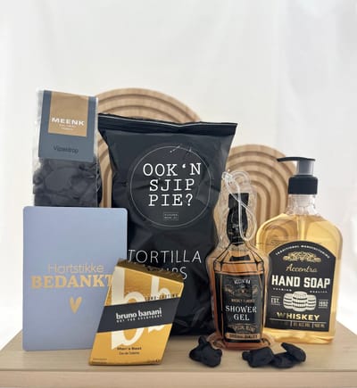 Bedankt •Cadeaupakket Heren• Bruno Banani Whisky - Cadeau voor Mannen - Perfect Gifts