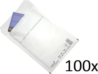 Master'in Bubbel Enveloppen  (A5) - Luchtkussen Enveloppen  150x220 (13/C) - 100 stuks