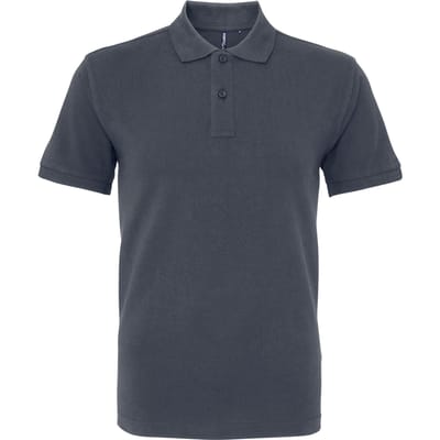 Asquith & Fox Menselijk organisch Klassiek Fit Poloshirt (Grafiet)