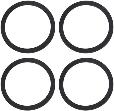 Dailygoods- Platte Pakking NBR 60x47x3mm - 4x Slangstaart - Vervangend - Compatibel met Oase - Tuinvijver - Lekdichtend - Vijverpakking