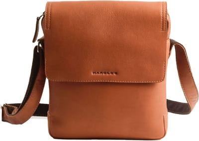 HAROLD'S Leren Schoudertas Campo Crossbag Cognac Lichtbruin
