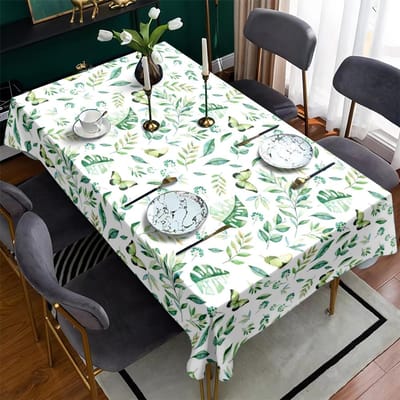 1 stuk Lentefeest Paastafelkleed met lam en bloemenpatronen, retro boerderijstijl. Ideaal voor Paasevenementen, zomerse kampeerpicknicks en verjaardagspartijen 152.4x152.4