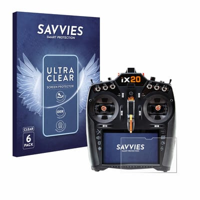 Savvies - Screenprotector voor Spektrum iX20 - Folie Beschermfolie transparant 6 Stuks