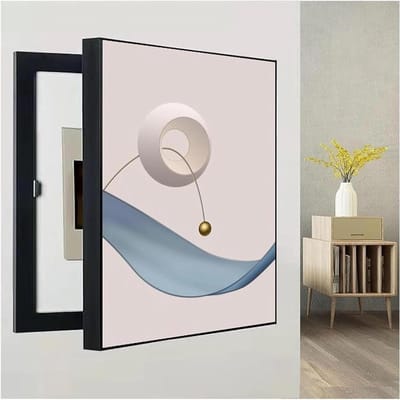 Afdekking voor elektrische plaat voor meter-schildering, decoratieve elektrische afdekking voor decoratieve elektrische schetsen, schilderijen, afdekking, eenvoudige decoratie, C, 60 x 80 cm