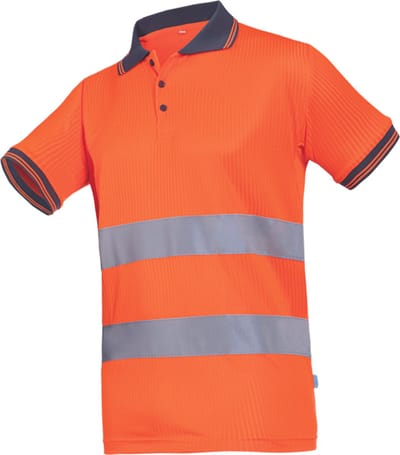 Sioen Naro high-vis polo shirt 03040125 - HV Oranje - M