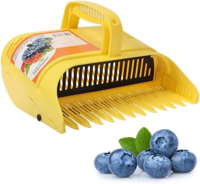 MTTProducts - Berry Picker - Fruitplukker - Duurzaam en gebruiksvriendelijk - Blauw - Plukgereedschap - Ideaal voor bessen en mango's - Handig voor thu...