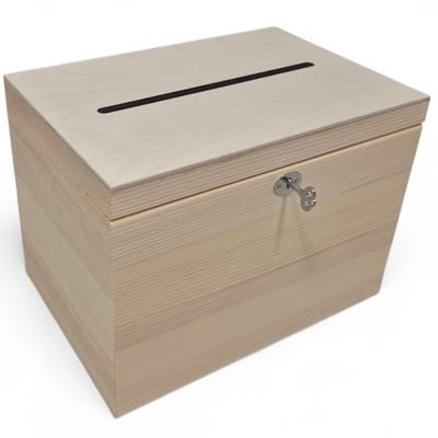 Fien & Feau Enveloppenkist | 29,1x20x21,6 cm – Stijlvol design – Voor bruiloften, feesten, bijzondere gelegenheden