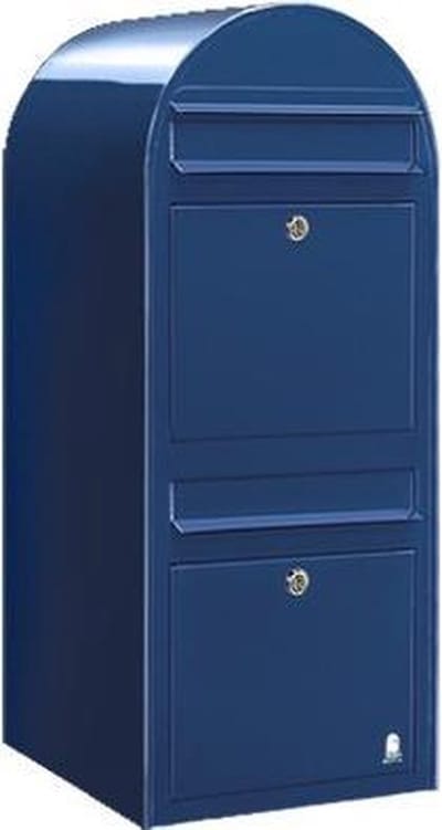 Brievenbus Bobi Duo Donker Blauw