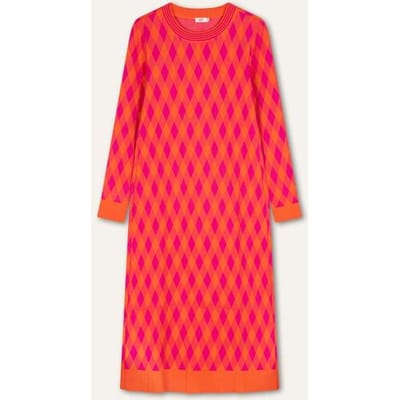 Oilily Dazzling Jurk- maatXS Fuchsia Roze