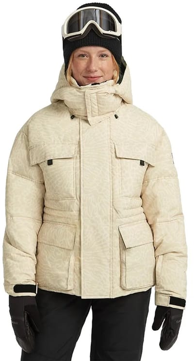 O´neill Fwc Cruz Hybrid Snow Jas Beige L Vrouw