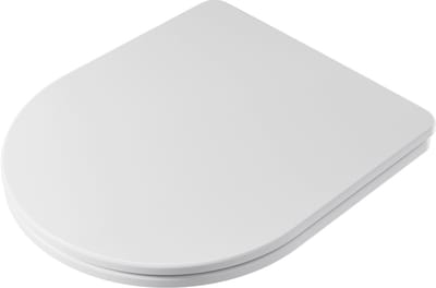 Anycee Max WC bril D-Vorm - Thermoplast - Toiletbril met deksel - Softclose - Dubbele Zitting - Belastbaar tot 250 kg - Afklikbaar - Wit