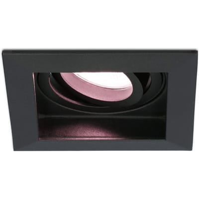 Hoftronic inbouwspot - Smart WiFi LED Durham zwart 5 Watt RGBWW kantelbaar IP20