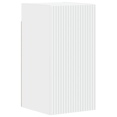 vidaXL - Badkamer - wandkast - ARNHEM - Wit - 30 - x - 31 - x - 59 - cm - Bewerkt - hout