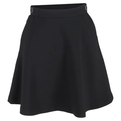 Sandro A-lijn minirok in zwart polyester