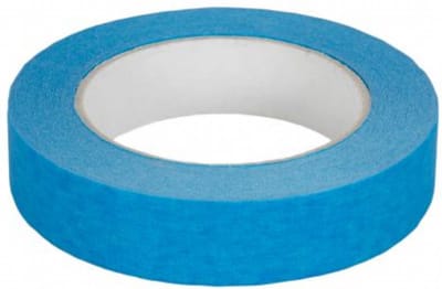 Kortpack - Paperrice Masking Tape 25mm breed x 50mtr lang - Blauw - 36 rollen - Voor Buitengebruik - UV- Bestendig - Schilderstape - (021.0238)